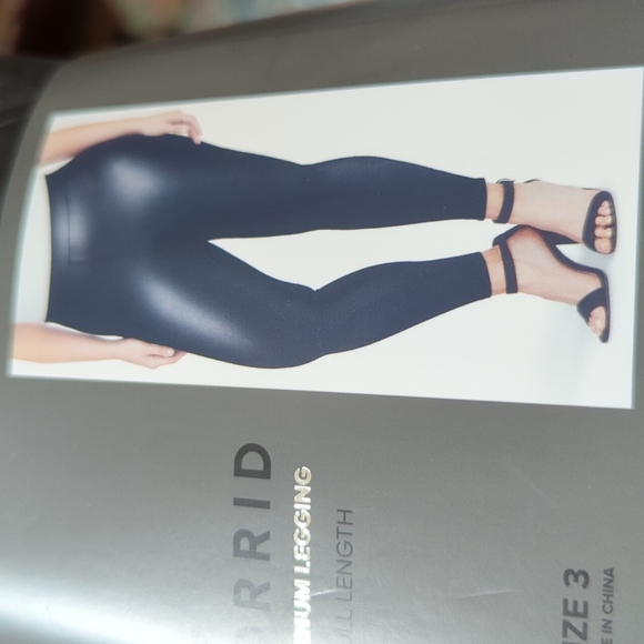 Torrid Faux Leather Black Leggings - Picture 10 of 11